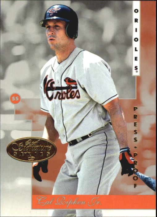 1996 Leaf Signature Gold Press Proofs #15 Cal Ripken