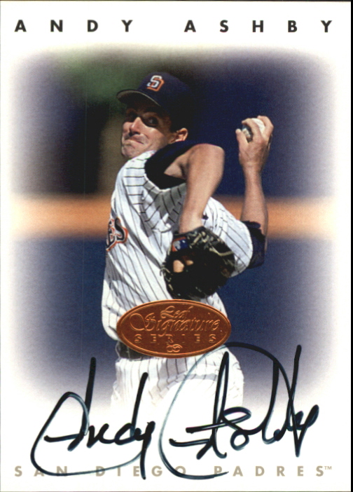 1996 Leaf Signature Autographs #10 Andy Ashby