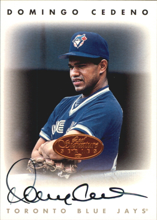 1996 Leaf Signature Autographs #42 Domingo Cedeno