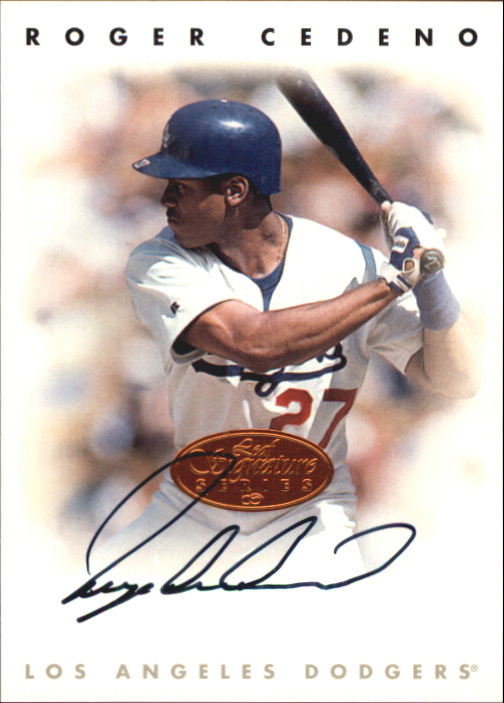 1996 Leaf Signature Autographs #43 Roger Cedeno
