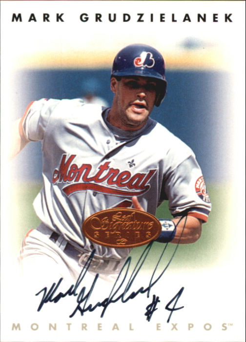 1996 Leaf Signature Autographs #86 Mark Grudzielanek