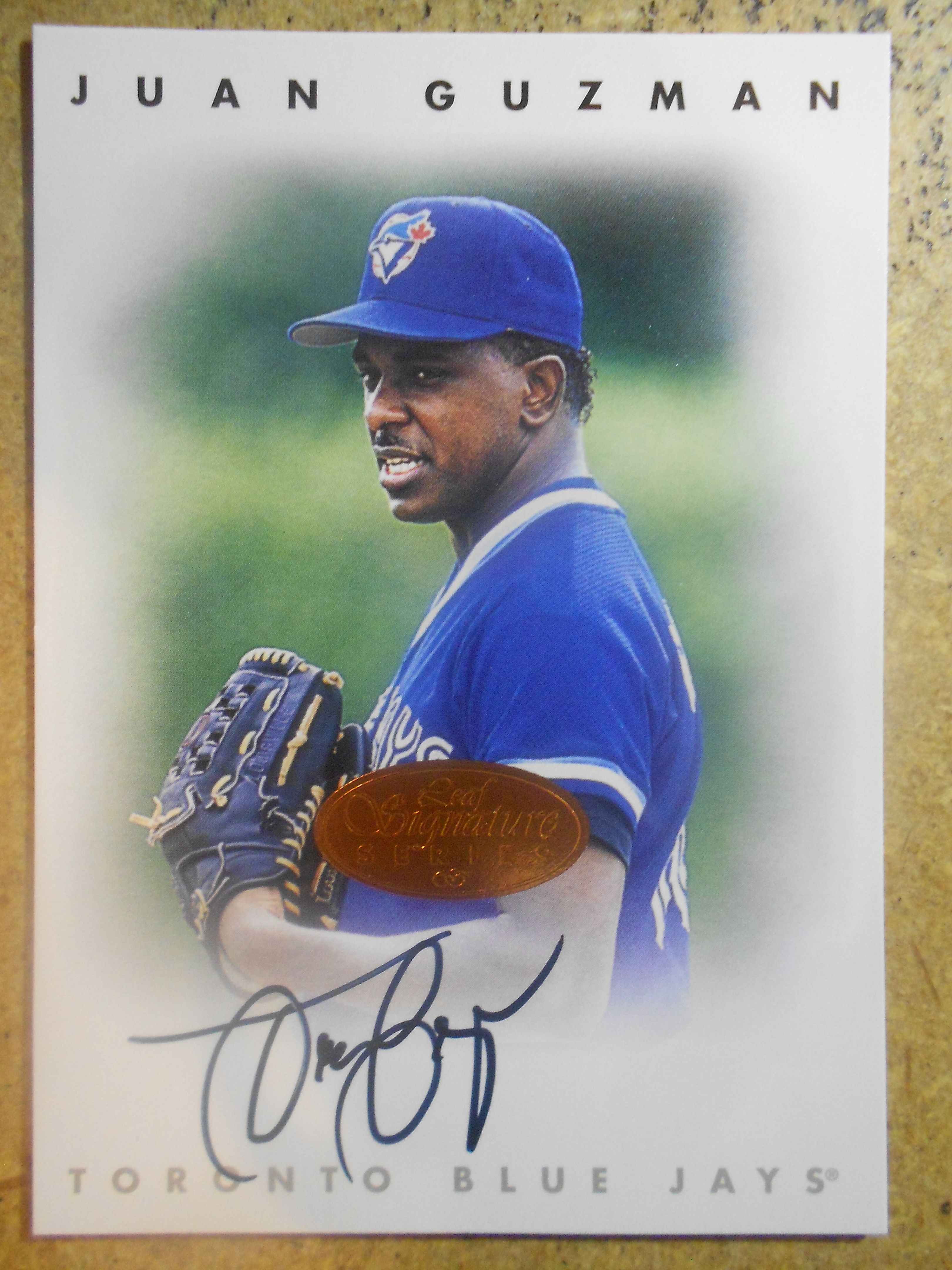 1996 Leaf Signature Autographs #88 Juan Guzman