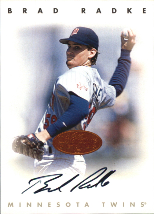 1996 Leaf Signature Autographs #188 Brad Radke