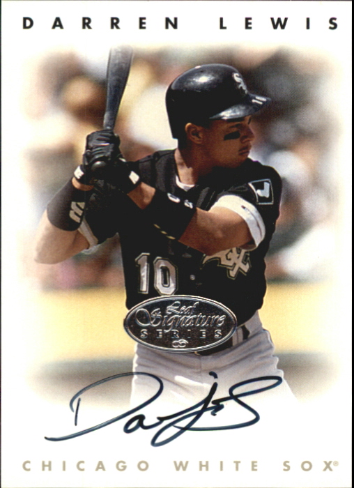 1996 Leaf Signature Autographs Silver #134 Darren Lewis