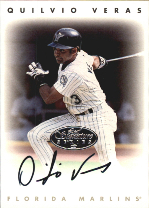 1996 Leaf Signature Autographs Silver #230 Quilvio Veras