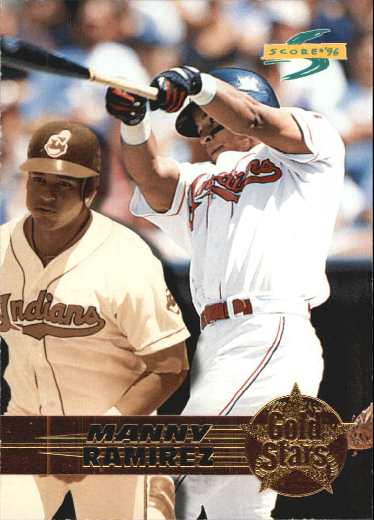 1996 Score Gold Stars #30 Manny Ramirez