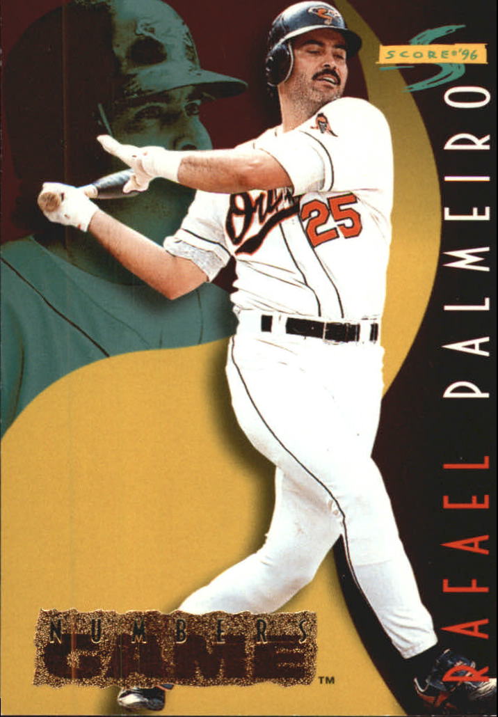 1996 Score Numbers Game #29 Rafael Palmeiro