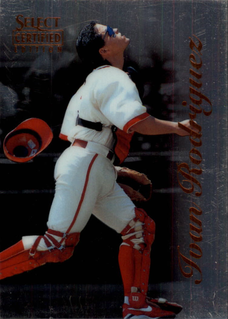 1996 Select Certified #35 Ivan Rodriguez