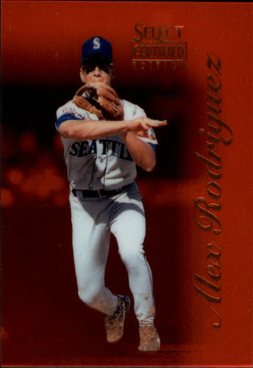 1996 Select Certified Certified Red #6 Alex Rodriguez
