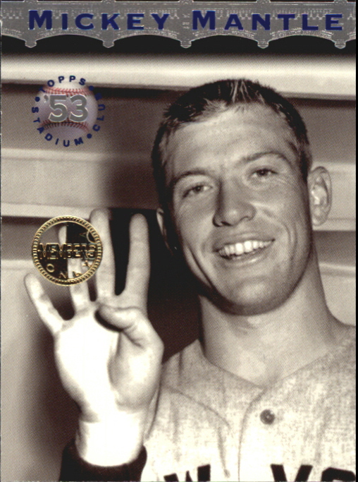 1996 Stadium Club Mantle #MM4 Mickey Mantle