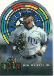 1996 Studio Stained Glass Stars #2 Ken Griffey Jr.