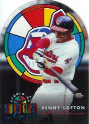 1996 Studio Stained Glass Stars #12 Kenny Lofton
