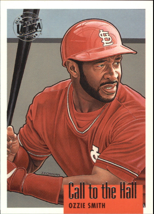 1996 Ultra Call to the Hall Gold Medallion #9 Ozzie Smith