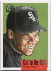 1996 Ultra Call to the Hall Gold Medallion #10 Frank Thomas