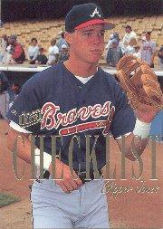 1996 Ultra Checklists #A5 Chipper Jones