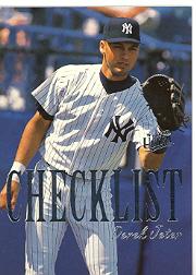 1996 Ultra Checklists #B5 Derek Jeter