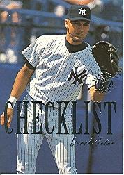 1996 Ultra Checklists Gold Medallion #B5 Derek Jeter
