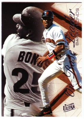 1996 Ultra On-Base Leaders #2 Barry Bonds