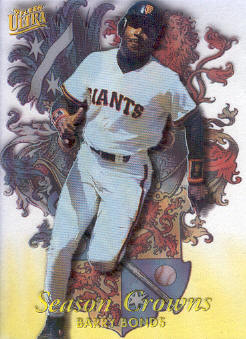 1996 Ultra Season Crowns #1 Barry Bonds