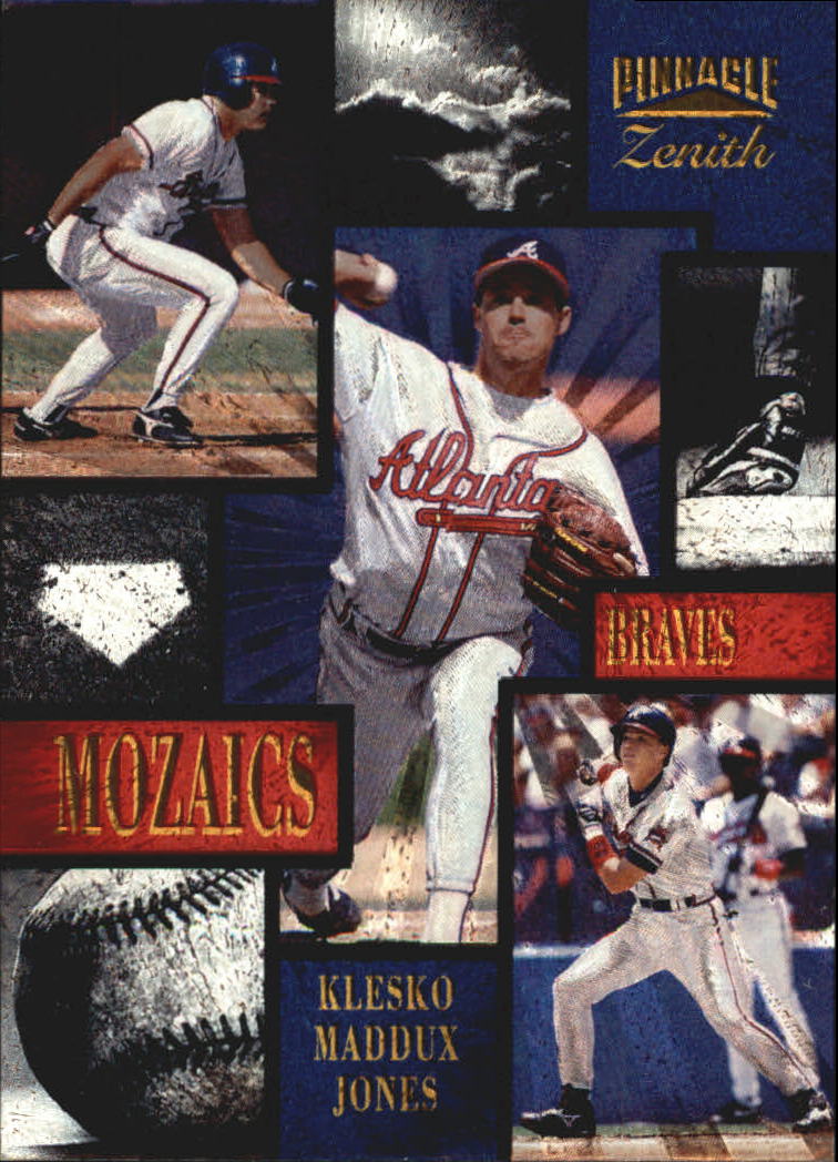 1996 Zenith Mozaics #1 Maddux/Jones/Klesko