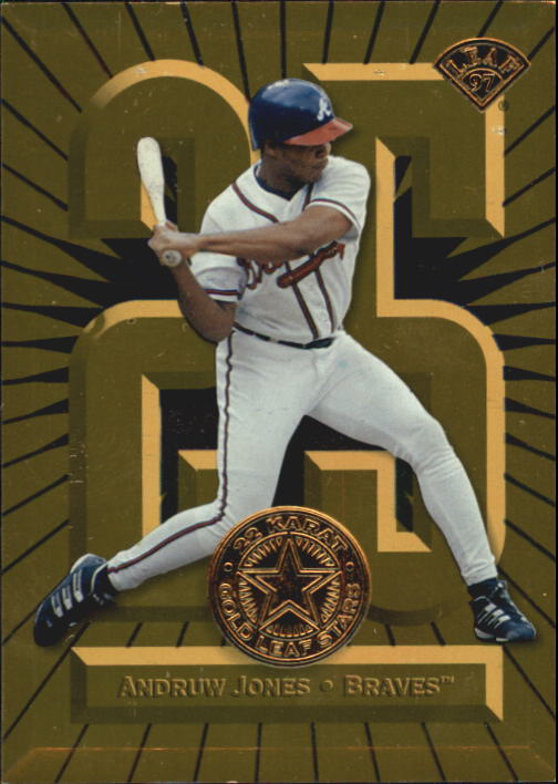 1997 Leaf Gold Stars #4 Andruw Jones