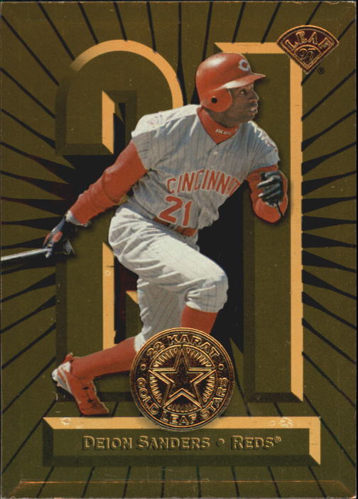 1997 Leaf Gold Stars #8 Deion Sanders