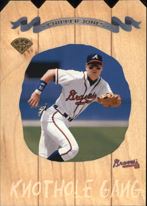 1997 Leaf Knot-Hole Gang #9 Chipper Jones