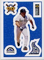1997 Collector's Choice Stick'Ums Retail #4 Dante Bichette