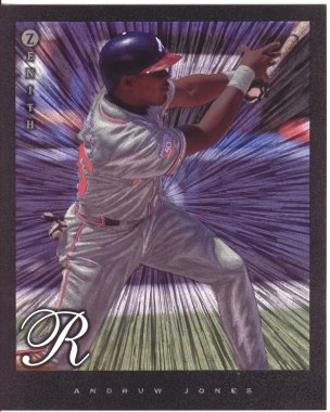 1997 Zenith 8 x 10 Dufex #21 Andruw Jones