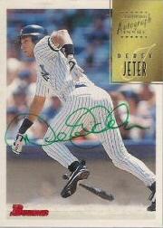 1997 Bowman Certified Green Ink Jeter Autograph #CA41 Derek Jeter