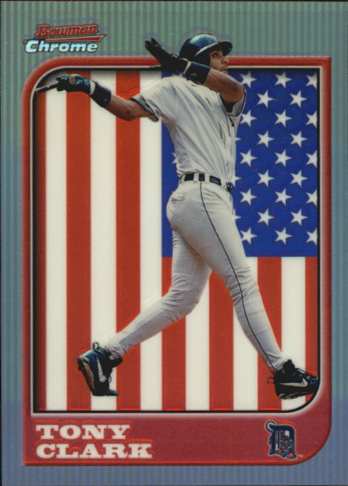 1997 Bowman Chrome International Refractors #6 Tony Clark