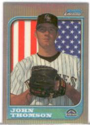 1997 Bowman Chrome International Refractors #133 John Thomson