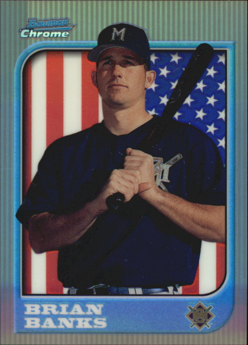 1997 Bowman Chrome International Refractors #237 Brian Banks