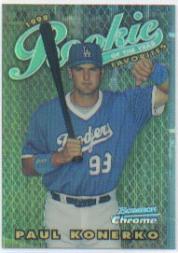 1997 Bowman Chrome 1998 ROY Favorites Refractors #ROY7 Paul Konerko