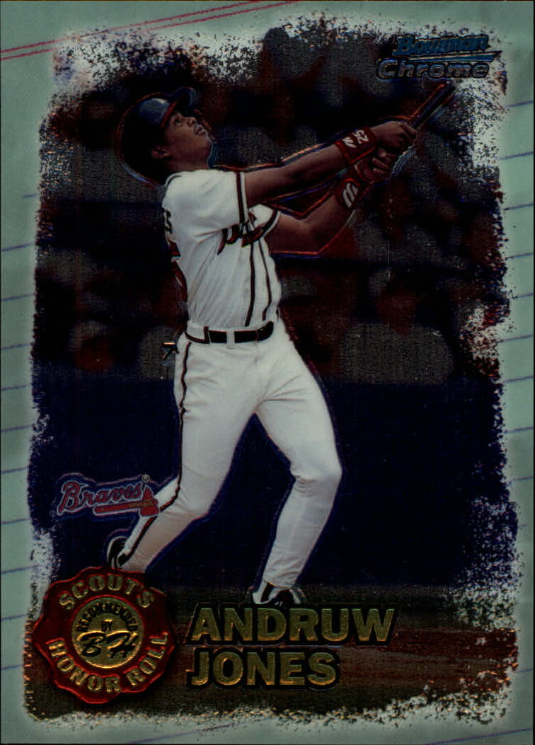 1997 Bowman Chrome Scout's Honor Roll #SHR13 Andruw Jones