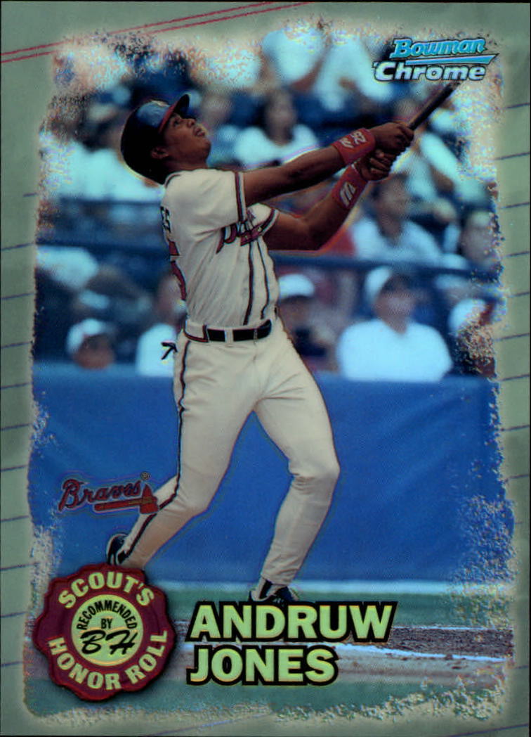 1997 Bowman Chrome Scout's Honor Roll Refractor #SHR13 Andruw Jones
