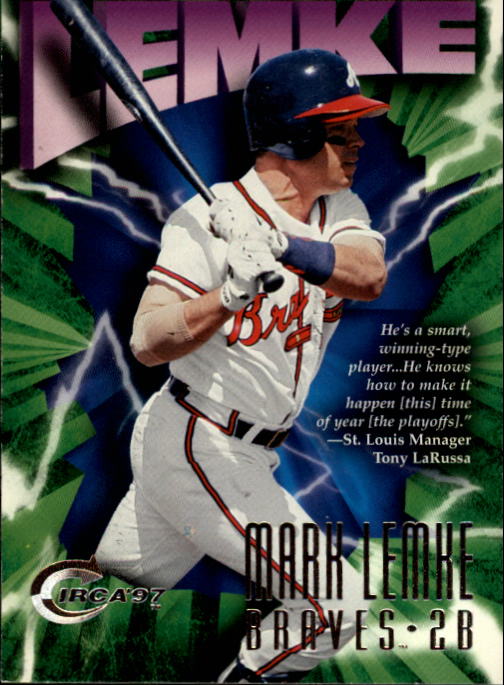 1997 Circa #48 Mark Lemke