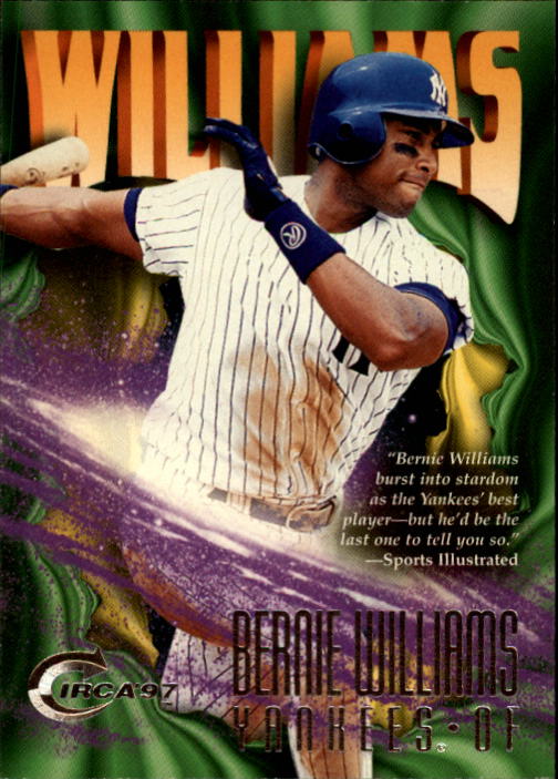 1997 Circa #51 Bernie Williams