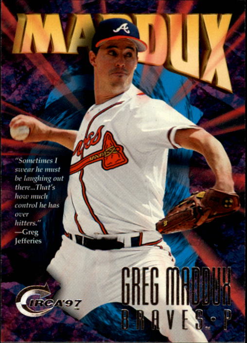 1997 Circa #337 Greg Maddux