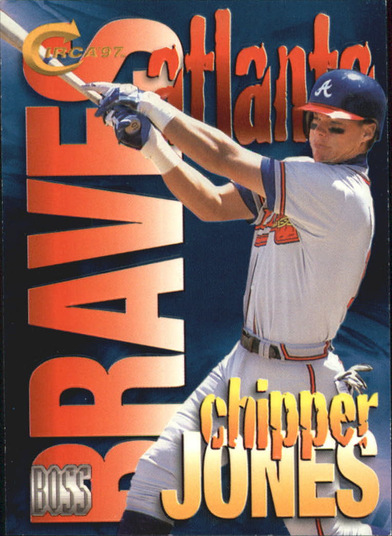 1997 Circa Boss #10 Chipper Jones