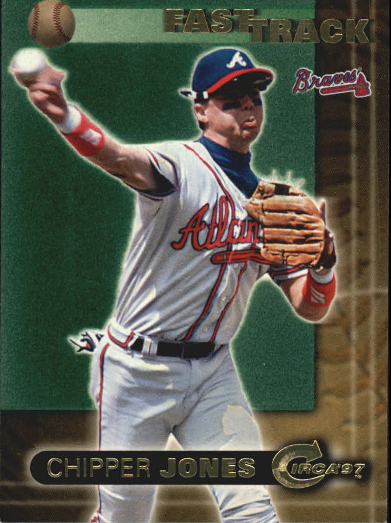 1997 Circa Fast Track #5 Chipper Jones