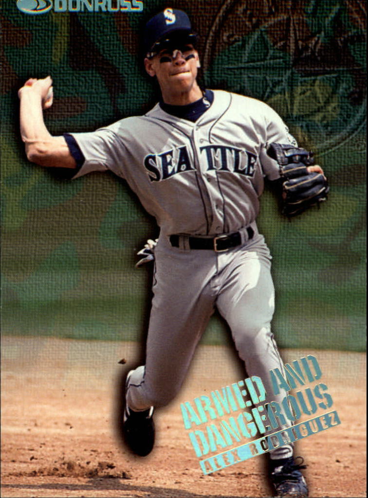1997 Donruss Armed and Dangerous #6 Alex Rodriguez