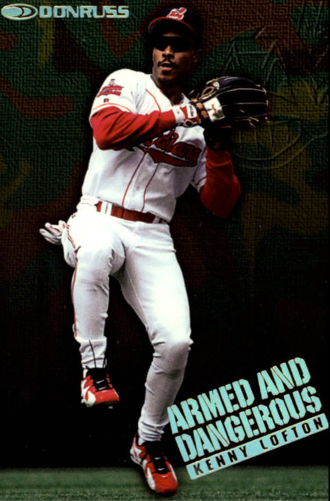 1997 Donruss Armed and Dangerous #9 Kenny Lofton