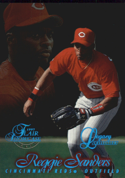 1997 Flair Showcase Legacy Collection Row 1 #55 Reggie Sanders