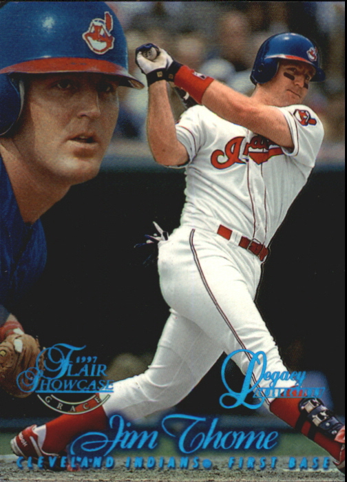 1997 Flair Showcase Legacy Collection Row 1 #77 Jim Thome