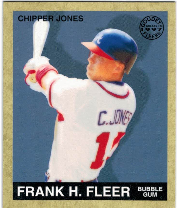 1997 Fleer Goudey Greats #5 Chipper Jones