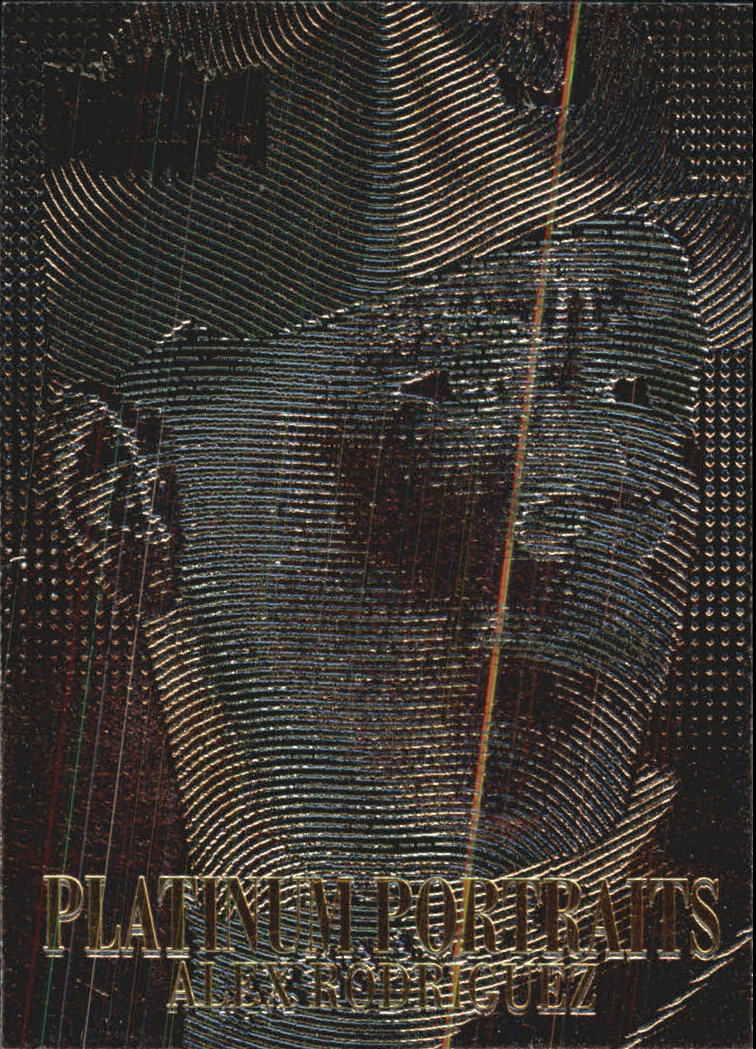 1997 Metal Universe Platinum Portraits #10 Alex Rodriguez