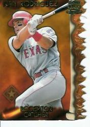 1997 Pacific Prisms Sizzling Lumber #SL7C Ivan Rodriguez