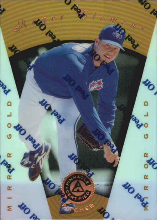 1997 Pinnacle Certified Mirror Gold #39 Roger Clemens