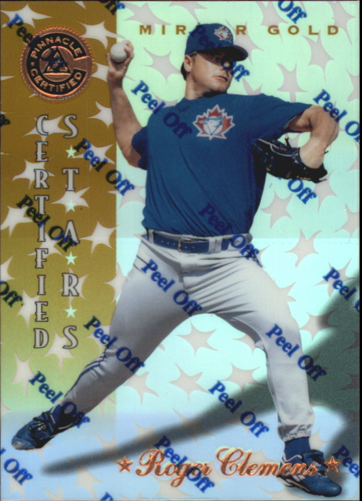 1997 Pinnacle Certified Mirror Gold #138 Roger Clemens CERT